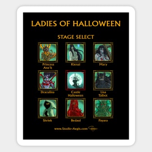 Ladies Of Halloween - Stage Select Magnet